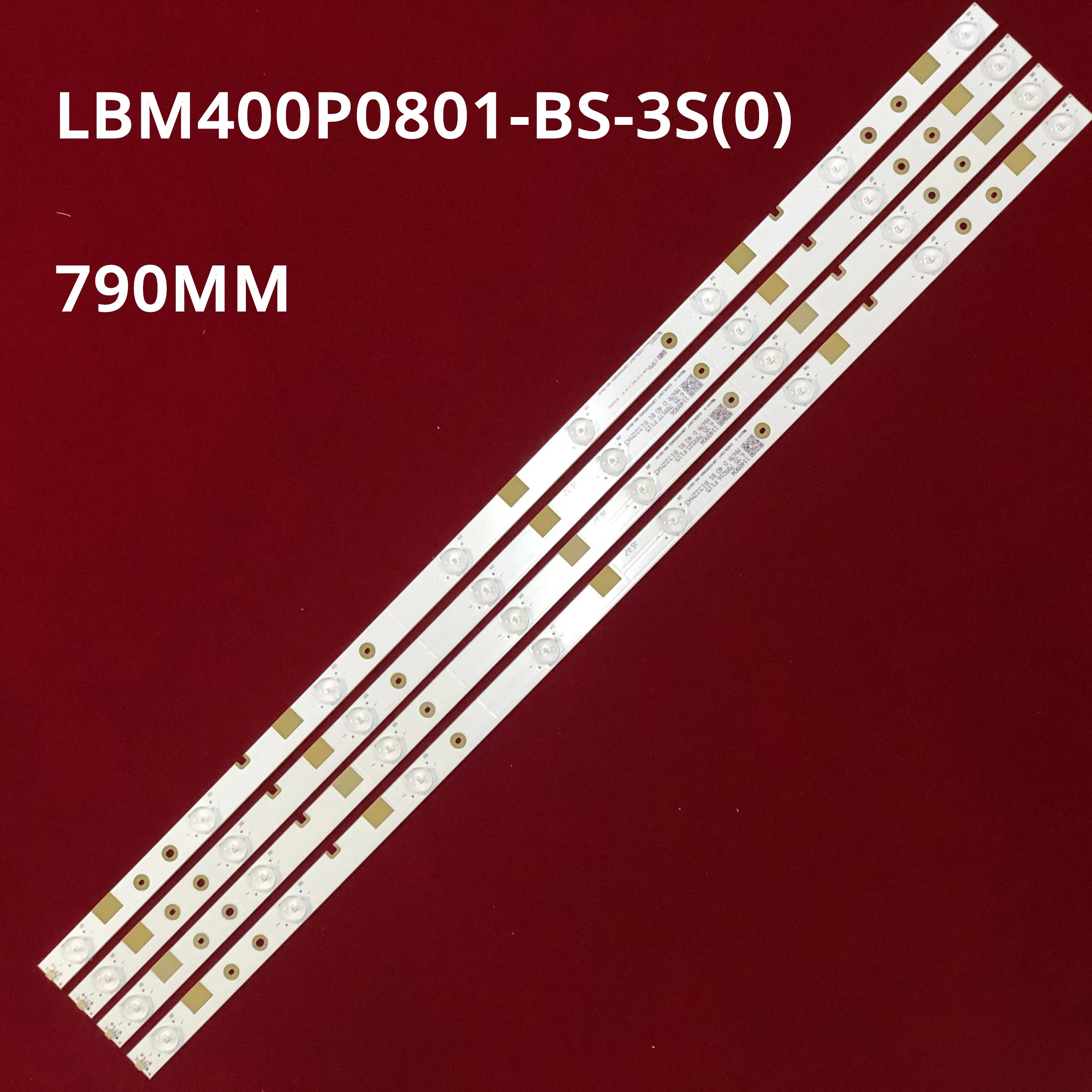 4pcs LED Ʈ Hisense LBM400P0801-BS-3S(0) LED40K160JD LED40K300U LED40K5100U LED40EC520UA HD400DU-B31